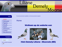 Tablet Screenshot of lilianedemely.be